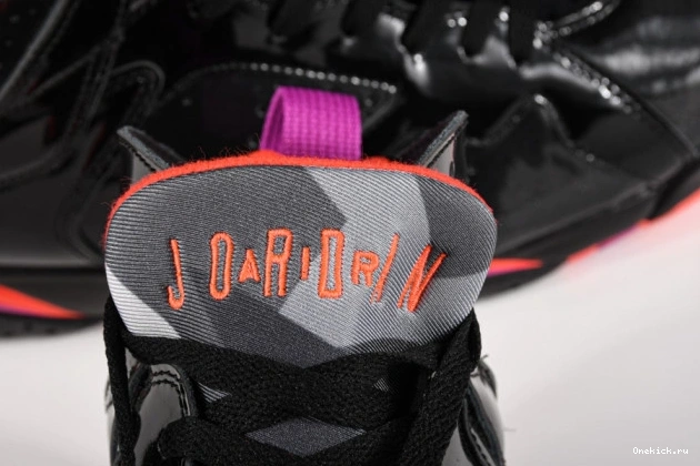 One Kick Patent 7 Jordan Air Retro 313358-006 Black 0723